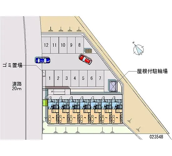 ★手数料０円★札幌市南区川沿三条５丁目　月極駐車場（LP）